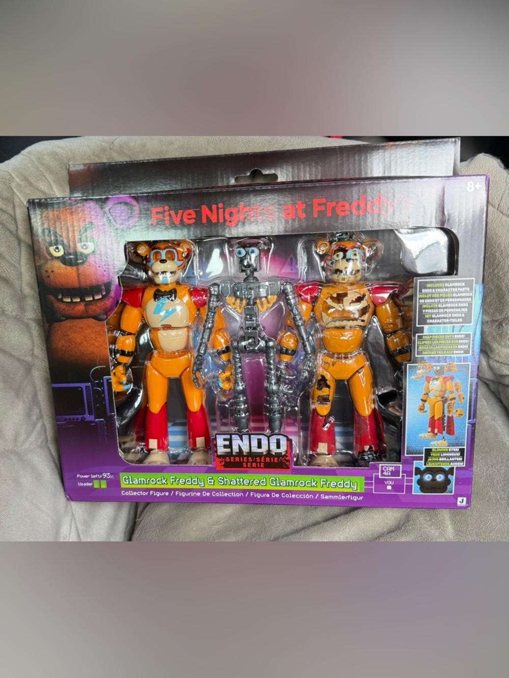 FNAF Endo Series Wave 3 Glamrock Freddy & Shattered Figure